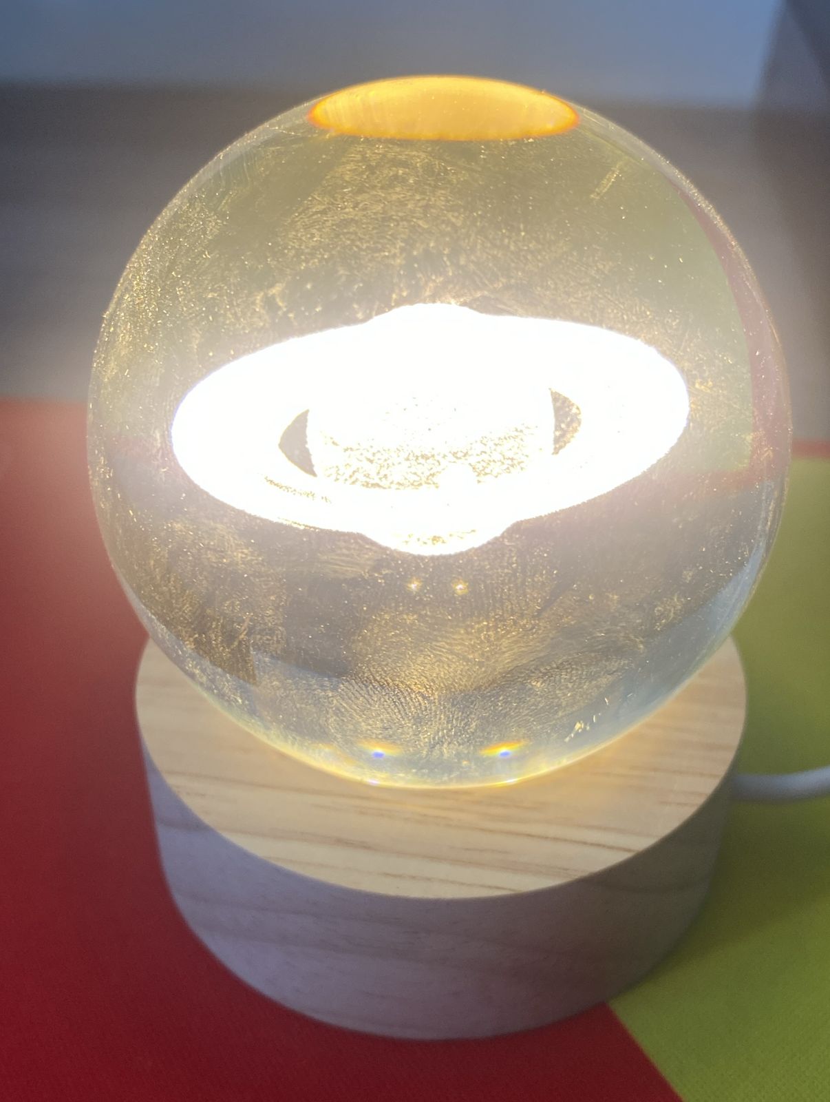 Lampara esfera de cristal - Imagen 3