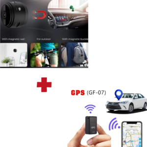combo de mini GPS y mini cámara espía