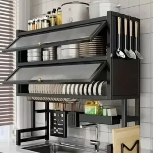 Escurridor De Platos Doble Tapa 65cm